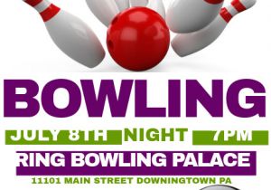 Bowling Flyers Templates Free Bowling Flyer Template Postermywall