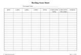 Bowling Recap Sheet Template Basketball Score Sheet Download Excel All Basketball