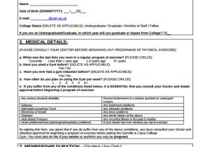 Boxing Contract Template 11 Gym Contract Templates Pages Word Docs