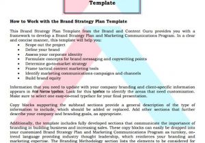 Brand Activation Proposal Template Brand Strategy Templates 15 Free Sample Example