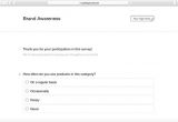 Brand Awareness Survey Template Brand Awareness Survey Template Quicktapsurvey