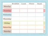 Breakfast Lunch and Dinner Menu Template Menu Planner and Grocery List Printable Set Juggling Act