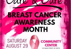 Breast Cancer Awareness Flyer Template Free Breast Cancer Awareness Flyer Template Postermywall
