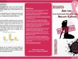 Breast Cancer Brochure Template Free Coding Creativity A Brochure Design