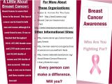 Breast Cancer Brochure Template Free Free Breast Cancer Awareness Brochures Renanlopes Me
