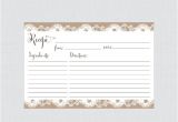 Bridal Shower Recipe Cards Templates 10 Recipe Card Templates Psd Ai Vector Eps Publisher