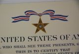 Bronze Star Certificate Template Template Bronze Star Certificate Template