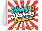 Brother In Law Card Birthday Age 80 80th Brother Brother In Law Uncle Dad Husband Grandad