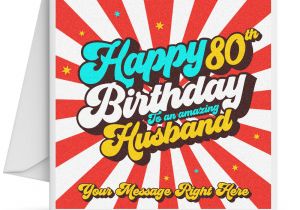 Brother In Law Card Birthday Age 80 80th Brother Brother In Law Uncle Dad Husband Grandad