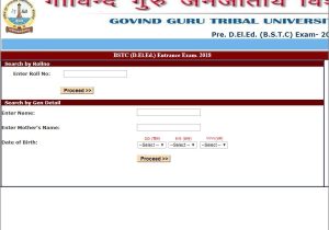 Bstc Admit Card Name Wise Bstc 2018 First List to Be Released today Bstcggtu2018 Com