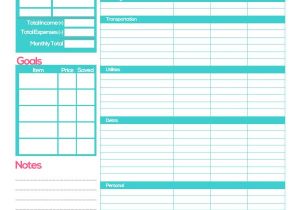 Budget Planners Templates Free Budget Planner Template Printable Planner Template