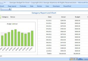 Budget to Actual Template Personal Budgeting software Excel Budget Spreadsheet