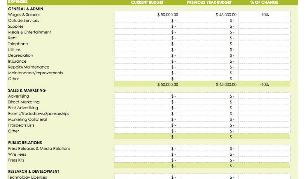 Budgeting Sheets Template Free Google Docs Budget Templates Smartsheet ...