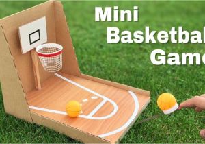 Build Basic Diy Card Box How to Make Amazing Diy Basketball Game at Home Out Of