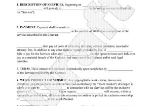 Building Contract Template Victoria Sample General Contract for Services form Template