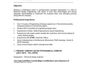 Building Engineer Resume Electrical Design Engineer Resume