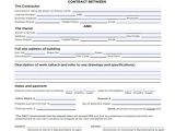 Building Work Contract Template 10 Work Contract Templates Apple Pages Google Docs