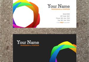 Buisiness Card Template 10 Modern Business Card Psd Template Free Images Free