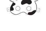 Bull Mask Template 8 Best Images Of Free Printable Cow Mask Printable Cow