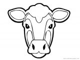 Bull Mask Template Cow Template Printable Coloring Home