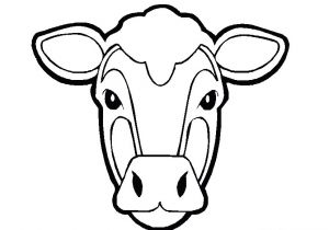 Bull Mask Template Cow Template Printable Coloring Home