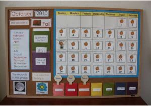 Bulletin Board Calendar Template Calendari Fai Da Te Per Insegnare Ai Bambini Lo Scorrere