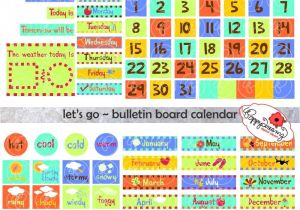 Bulletin Board Calendar Template the Most Amazing Bulletin Board Calendar Printables