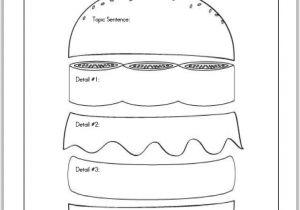 Burger Writing Template 18 Best Images Of Hamburger Paragraph Worksheet