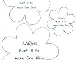 Burlap Flower Template Template I Drew to Go with Quot the Mamas Girls Quot Burlap Rose