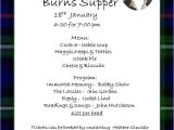 Burns Supper Menu Template Burns Menu Template 28 Images Free Burns Invitation