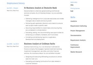 Business Analyst Resume Sample Full Guide Project Manager Resume 12 Resume Samples