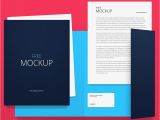 Business Card and Letterhead Mockup Corporate Identity Branding Stationery Mockup Template Psd