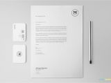 Business Card and Letterhead Mockup Free Letterhead Branding Mock Up Designs