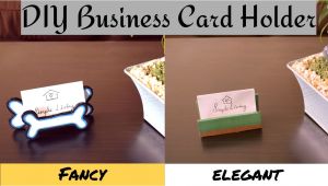 Business Card Holder for Desk Diy Business Card Holder Stand for Table How to Make
