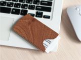 Business Card Holder for Desk Ready to Ship Us Size Slim Wood Business Card Holder Case