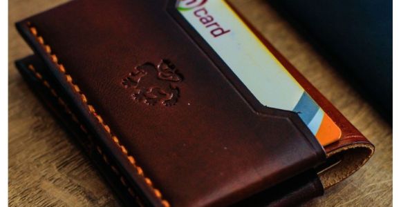 Business Card Holder for Men Leather Card Holder Business Card Case Mens Leather Wallet