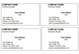 Business Card Layout Template Word Blank Business Card Template 39 Business Card