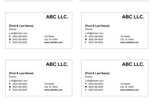 Business Card Layout Template Word Business Card Templates for Word