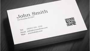 Business Card Preview Template Free Minimal Business Card Psd Template Freebies