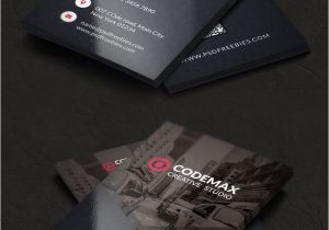 Business Card Preview Template Modern Business Card Free Psd Template Psdfreebies Com