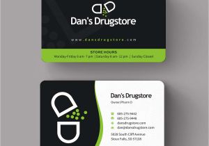 Business Card Printing Near Me Bold Masculine Pharmacy Business Card Design for A Company