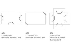Business Card Slits Template Add Business Card Cuts to Your Custom Presentation Folder