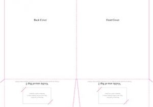 Business Card Slits Template Pocket Folder Templates Central Printing
