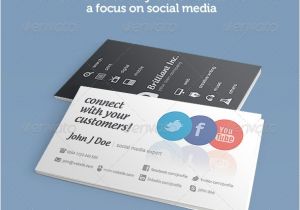 Business Card Template with social Media Icons 56 Visually Stunning Psd Business Card Templates Web