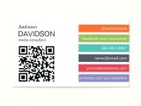 Business Card Template with social Media Icons Business Cards with social Media Icons Choice Image Card