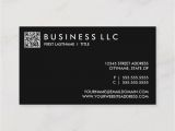 Business Card with Qr Code Design Your Own Qr Code Plain Black and White Business