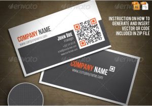 Business Card with Qr Code Template 25 Qr Code Business Card Templates Web Graphic Design