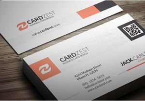 Business Card with Qr Code Template Free Business Card Templates Cardzest