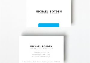 Business Card with social Media Minimal Design Business Card