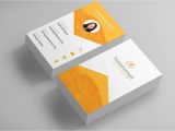 Business Card with social Media Sleek Material Design Business Card